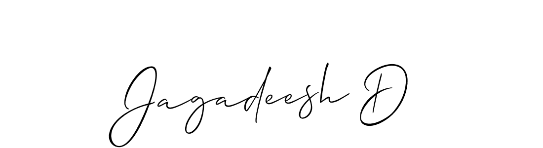 How to Draw Jagadeesh D signature style? Allison_Script is a latest design signature styles for name Jagadeesh D. Jagadeesh D signature style 2 images and pictures png