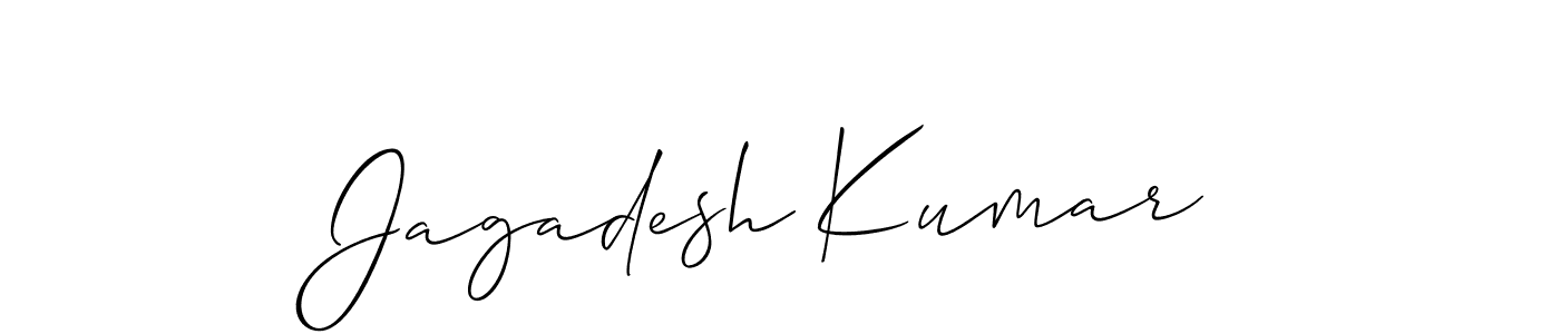 Make a short Jagadesh Kumar signature style. Manage your documents anywhere anytime using Allison_Script. Create and add eSignatures, submit forms, share and send files easily. Jagadesh Kumar signature style 2 images and pictures png