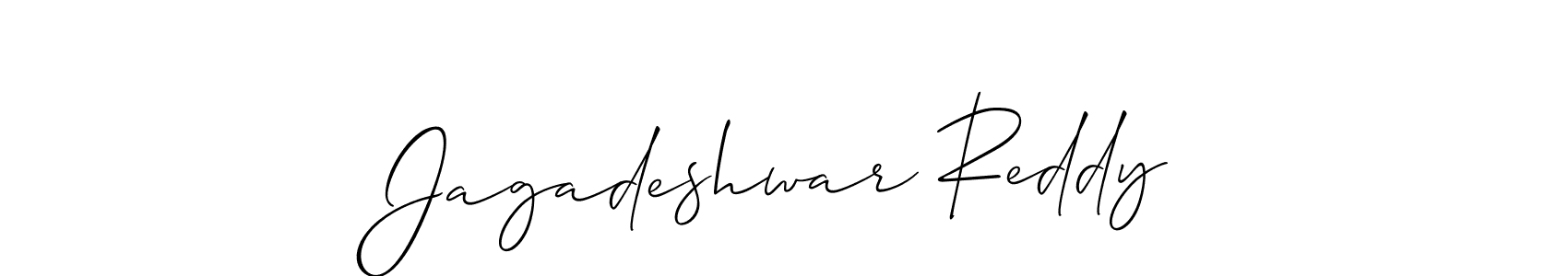 You should practise on your own different ways (Allison_Script) to write your name (Jagadeshwar Reddy) in signature. don't let someone else do it for you. Jagadeshwar Reddy signature style 2 images and pictures png