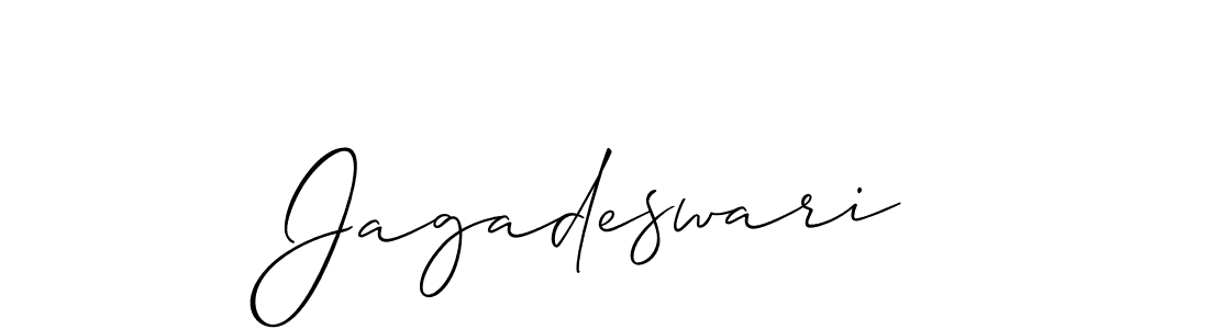 Also we have Jagadeswari name is the best signature style. Create professional handwritten signature collection using Allison_Script autograph style. Jagadeswari signature style 2 images and pictures png