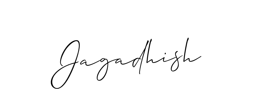 Create a beautiful signature design for name Jagadhish. With this signature (Allison_Script) fonts, you can make a handwritten signature for free. Jagadhish signature style 2 images and pictures png