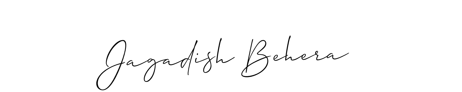 Also You can easily find your signature by using the search form. We will create Jagadish Behera name handwritten signature images for you free of cost using Allison_Script sign style. Jagadish Behera signature style 2 images and pictures png