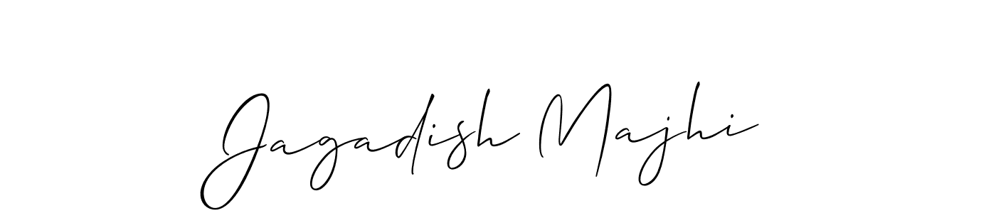 Make a beautiful signature design for name Jagadish Majhi. With this signature (Allison_Script) style, you can create a handwritten signature for free. Jagadish Majhi signature style 2 images and pictures png