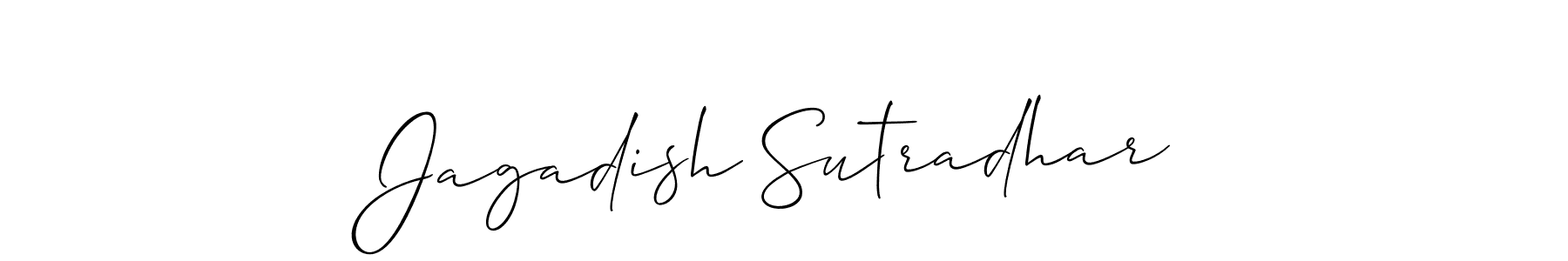 Make a short Jagadish Sutradhar signature style. Manage your documents anywhere anytime using Allison_Script. Create and add eSignatures, submit forms, share and send files easily. Jagadish Sutradhar signature style 2 images and pictures png