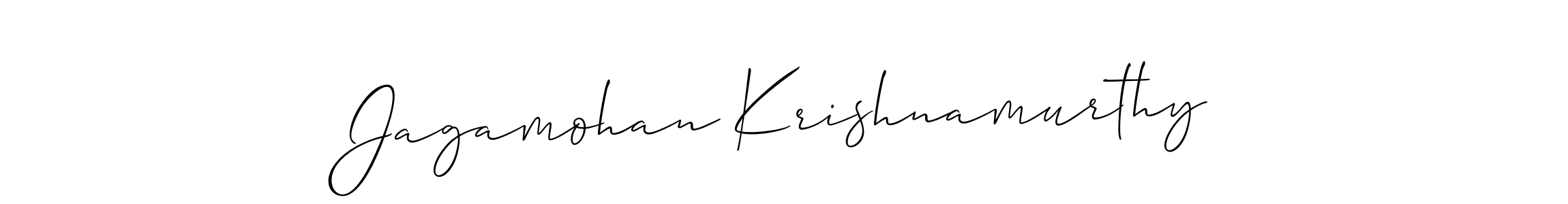 How to Draw Jagamohan Krishnamurthy signature style? Allison_Script is a latest design signature styles for name Jagamohan Krishnamurthy. Jagamohan Krishnamurthy signature style 2 images and pictures png