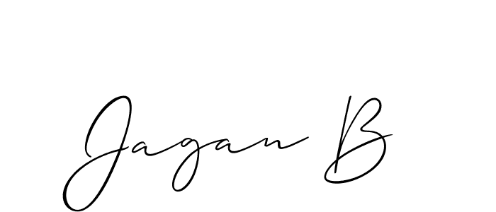 You can use this online signature creator to create a handwritten signature for the name Jagan B. This is the best online autograph maker. Jagan B signature style 2 images and pictures png