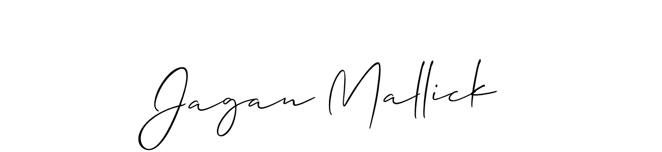 Make a beautiful signature design for name Jagan Mallick. With this signature (Allison_Script) style, you can create a handwritten signature for free. Jagan Mallick signature style 2 images and pictures png