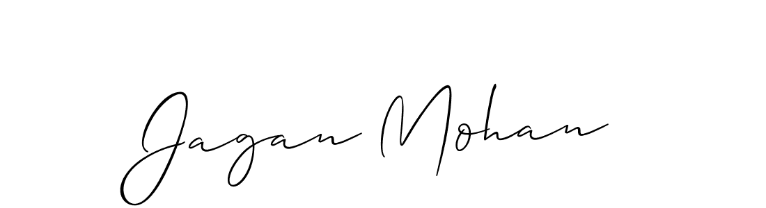 Also we have Jagan Mohan name is the best signature style. Create professional handwritten signature collection using Allison_Script autograph style. Jagan Mohan signature style 2 images and pictures png