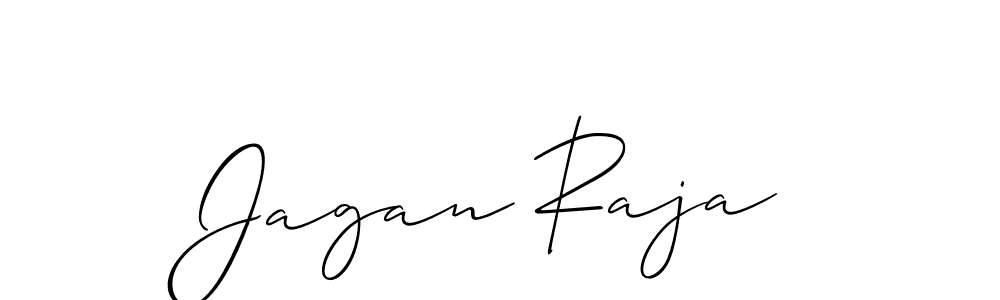 Also we have Jagan Raja name is the best signature style. Create professional handwritten signature collection using Allison_Script autograph style. Jagan Raja signature style 2 images and pictures png