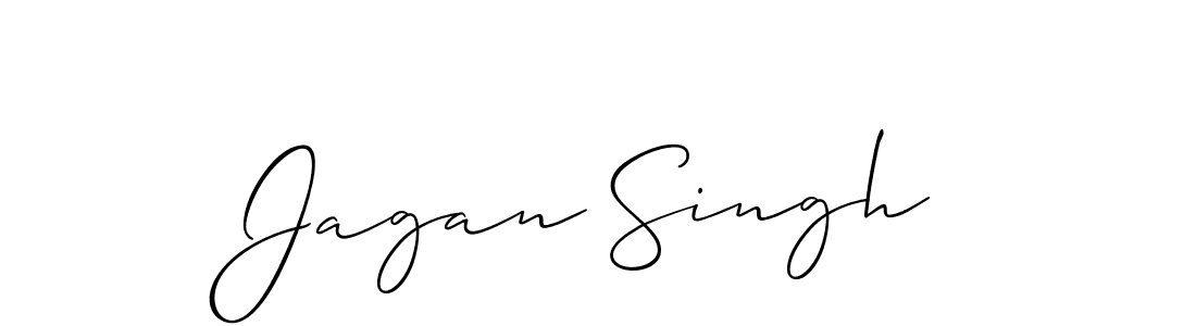 How to make Jagan Singh name signature. Use Allison_Script style for creating short signs online. This is the latest handwritten sign. Jagan Singh signature style 2 images and pictures png