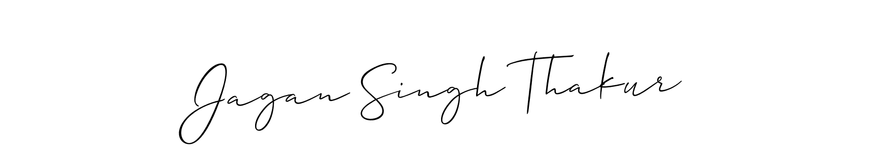 Design your own signature with our free online signature maker. With this signature software, you can create a handwritten (Allison_Script) signature for name Jagan Singh Thakur. Jagan Singh Thakur signature style 2 images and pictures png