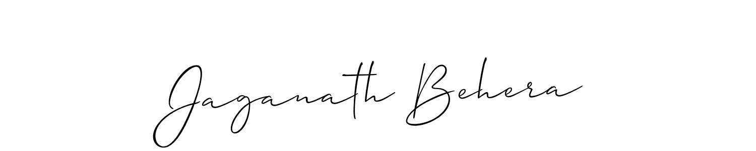 Jaganath Behera stylish signature style. Best Handwritten Sign (Allison_Script) for my name. Handwritten Signature Collection Ideas for my name Jaganath Behera. Jaganath Behera signature style 2 images and pictures png