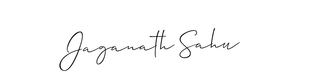 The best way (Allison_Script) to make a short signature is to pick only two or three words in your name. The name Jaganath Sahu include a total of six letters. For converting this name. Jaganath Sahu signature style 2 images and pictures png