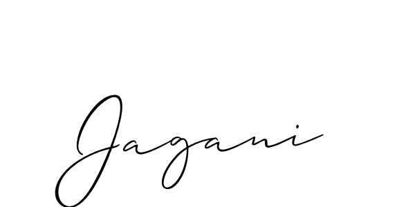 Jagani stylish signature style. Best Handwritten Sign (Allison_Script) for my name. Handwritten Signature Collection Ideas for my name Jagani. Jagani signature style 2 images and pictures png