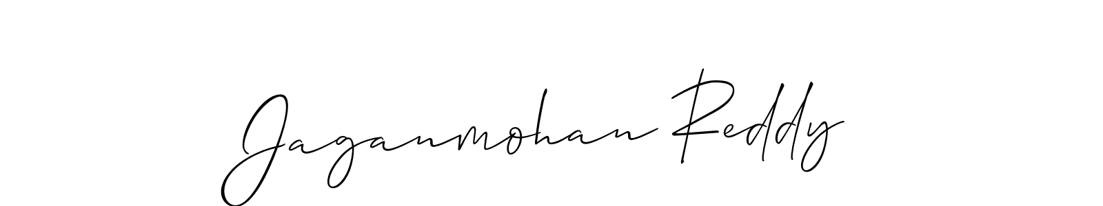 Use a signature maker to create a handwritten signature online. With this signature software, you can design (Allison_Script) your own signature for name Jaganmohan Reddy. Jaganmohan Reddy signature style 2 images and pictures png