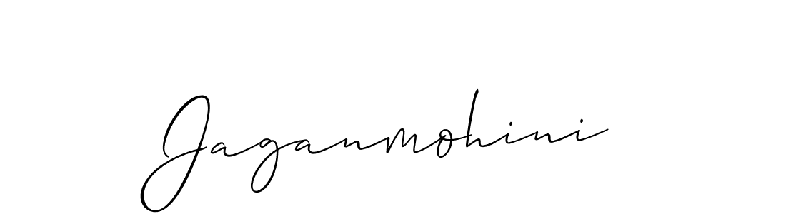 Design your own signature with our free online signature maker. With this signature software, you can create a handwritten (Allison_Script) signature for name Jaganmohini. Jaganmohini signature style 2 images and pictures png