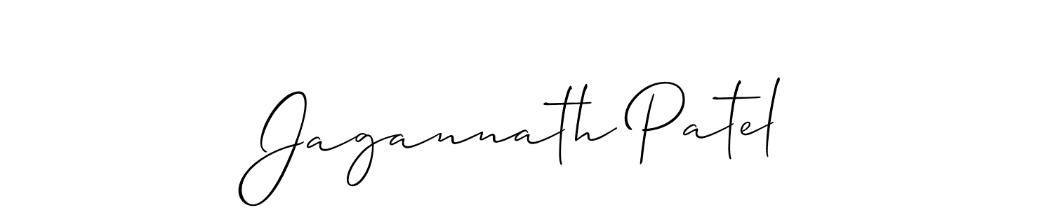 Also we have Jagannath Patel name is the best signature style. Create professional handwritten signature collection using Allison_Script autograph style. Jagannath Patel signature style 2 images and pictures png