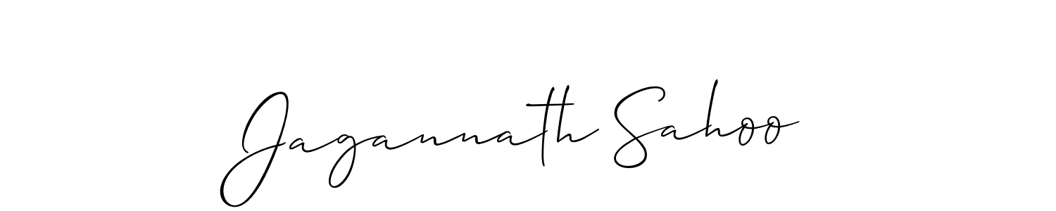 Jagannath Sahoo stylish signature style. Best Handwritten Sign (Allison_Script) for my name. Handwritten Signature Collection Ideas for my name Jagannath Sahoo. Jagannath Sahoo signature style 2 images and pictures png