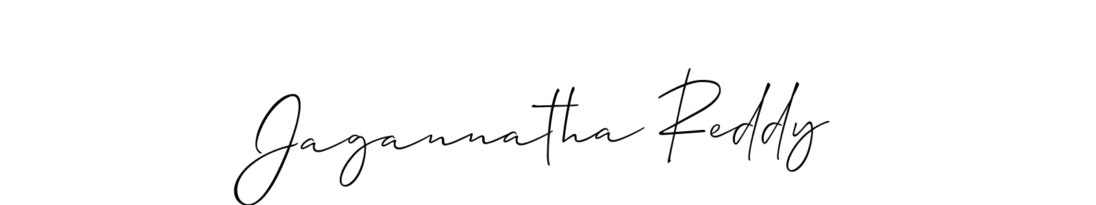 Design your own signature with our free online signature maker. With this signature software, you can create a handwritten (Allison_Script) signature for name Jagannatha Reddy. Jagannatha Reddy signature style 2 images and pictures png