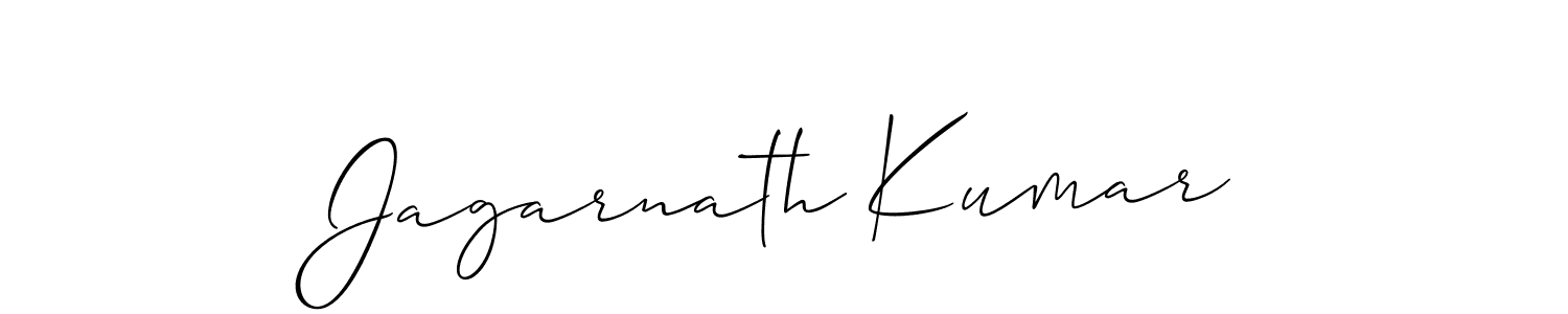 You should practise on your own different ways (Allison_Script) to write your name (Jagarnath Kumar) in signature. don't let someone else do it for you. Jagarnath Kumar signature style 2 images and pictures png