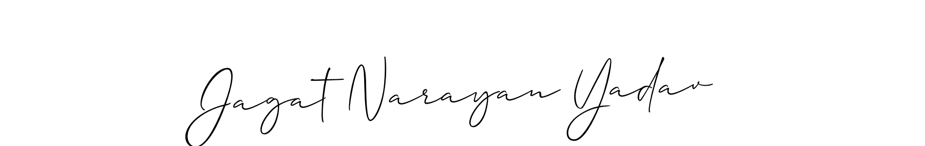 Check out images of Autograph of Jagat Narayan Yadav name. Actor Jagat Narayan Yadav Signature Style. Allison_Script is a professional sign style online. Jagat Narayan Yadav signature style 2 images and pictures png