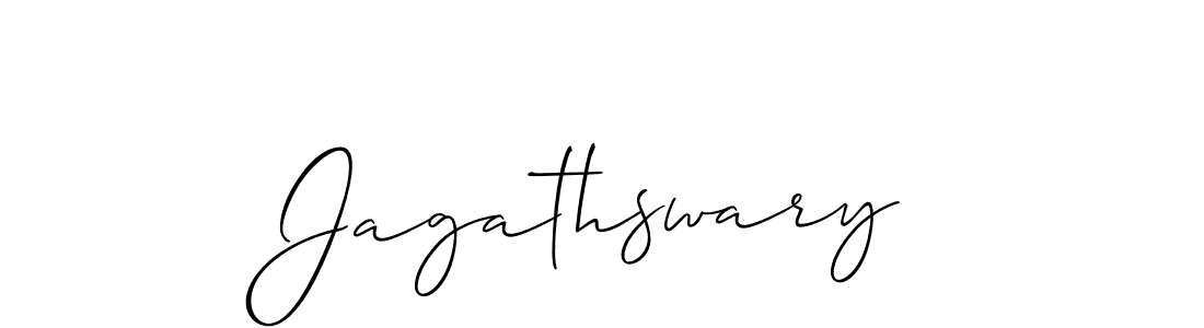 Also we have Jagathswary name is the best signature style. Create professional handwritten signature collection using Allison_Script autograph style. Jagathswary signature style 2 images and pictures png