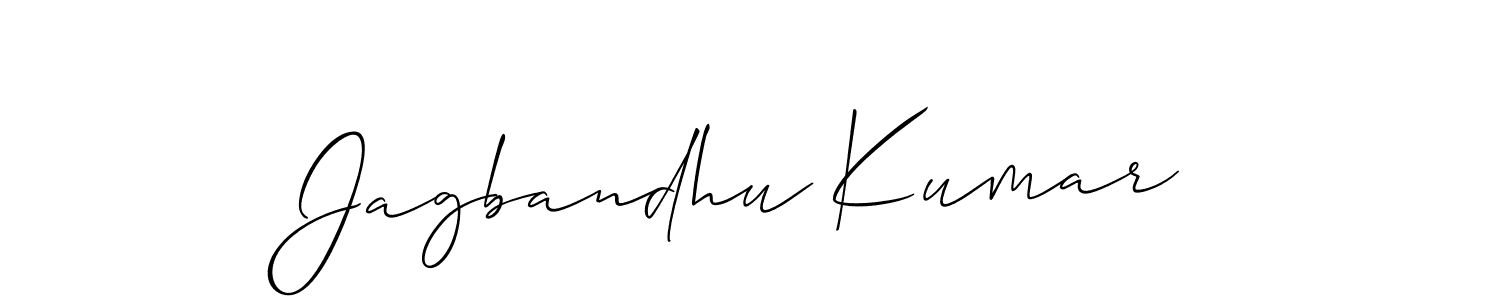 Make a short Jagbandhu Kumar signature style. Manage your documents anywhere anytime using Allison_Script. Create and add eSignatures, submit forms, share and send files easily. Jagbandhu Kumar signature style 2 images and pictures png