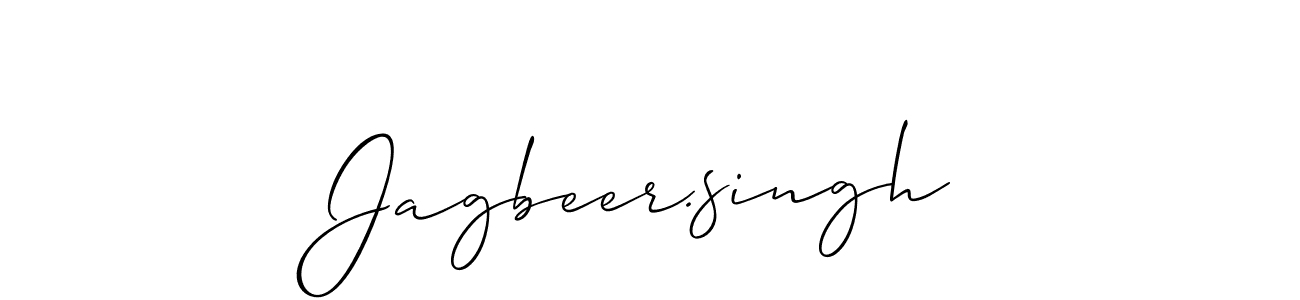 Use a signature maker to create a handwritten signature online. With this signature software, you can design (Allison_Script) your own signature for name Jagbeer.singh. Jagbeer.singh signature style 2 images and pictures png