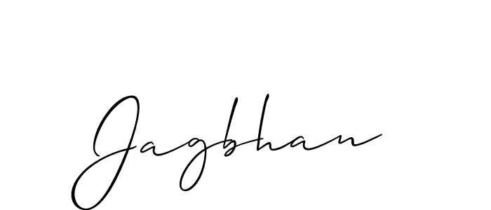 Also we have Jagbhan name is the best signature style. Create professional handwritten signature collection using Allison_Script autograph style. Jagbhan signature style 2 images and pictures png