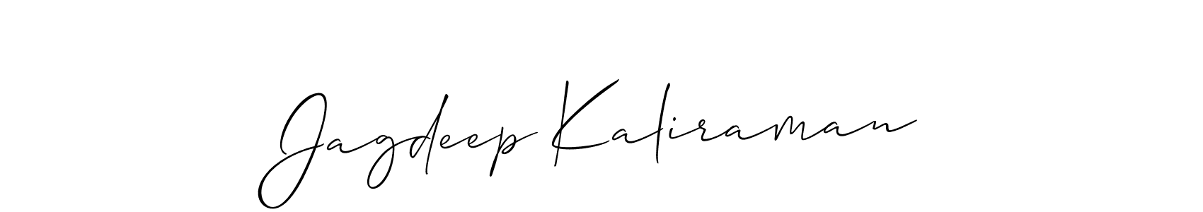 Also You can easily find your signature by using the search form. We will create Jagdeep Kaliraman name handwritten signature images for you free of cost using Allison_Script sign style. Jagdeep Kaliraman signature style 2 images and pictures png