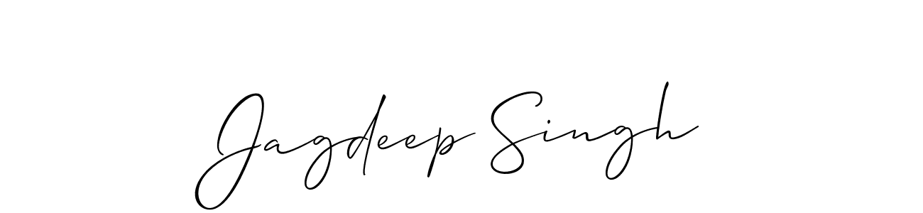 Jagdeep Singh stylish signature style. Best Handwritten Sign (Allison_Script) for my name. Handwritten Signature Collection Ideas for my name Jagdeep Singh. Jagdeep Singh signature style 2 images and pictures png