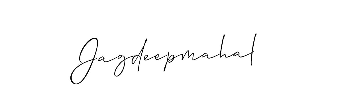 Create a beautiful signature design for name Jagdeepmahal. With this signature (Allison_Script) fonts, you can make a handwritten signature for free. Jagdeepmahal signature style 2 images and pictures png