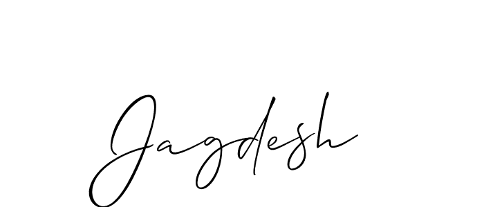 Jagdesh stylish signature style. Best Handwritten Sign (Allison_Script) for my name. Handwritten Signature Collection Ideas for my name Jagdesh. Jagdesh signature style 2 images and pictures png