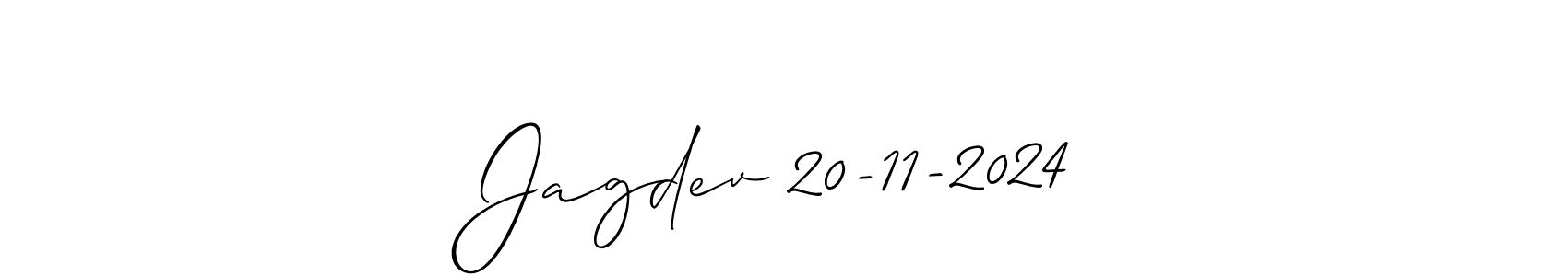 Jagdev 20-11-2024 stylish signature style. Best Handwritten Sign (Allison_Script) for my name. Handwritten Signature Collection Ideas for my name Jagdev 20-11-2024. Jagdev 20-11-2024 signature style 2 images and pictures png