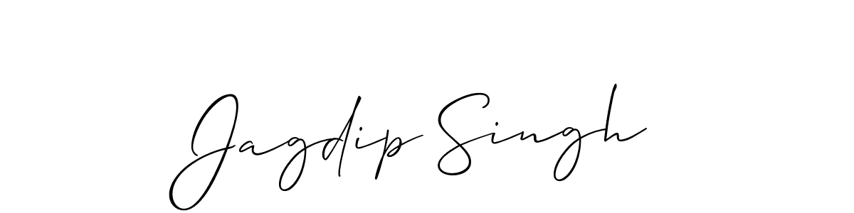 if you are searching for the best signature style for your name Jagdip Singh. so please give up your signature search. here we have designed multiple signature styles  using Allison_Script. Jagdip Singh signature style 2 images and pictures png