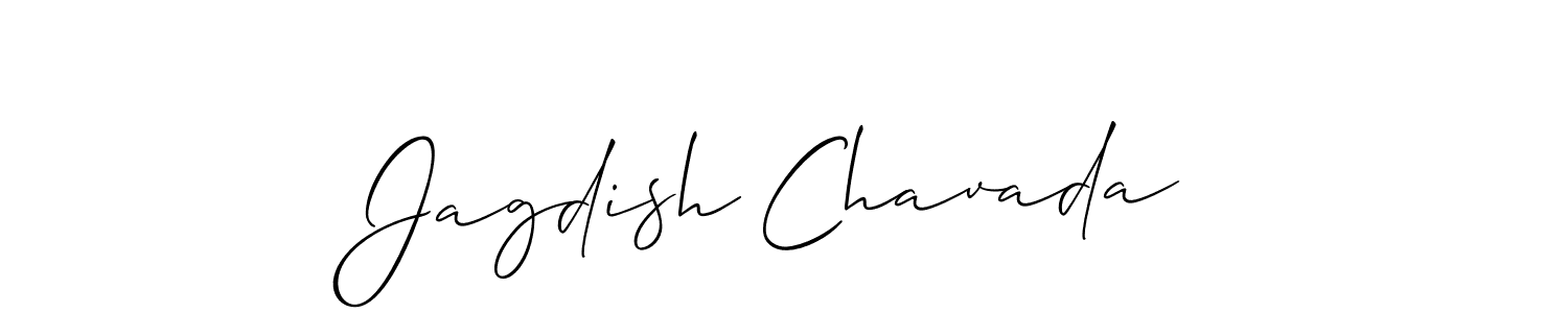 This is the best signature style for the Jagdish Chavada name. Also you like these signature font (Allison_Script). Mix name signature. Jagdish Chavada signature style 2 images and pictures png