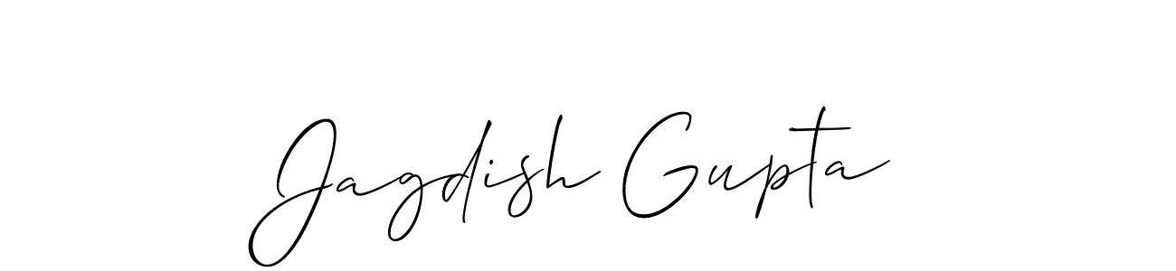 Allison_Script is a professional signature style that is perfect for those who want to add a touch of class to their signature. It is also a great choice for those who want to make their signature more unique. Get Jagdish Gupta name to fancy signature for free. Jagdish Gupta signature style 2 images and pictures png