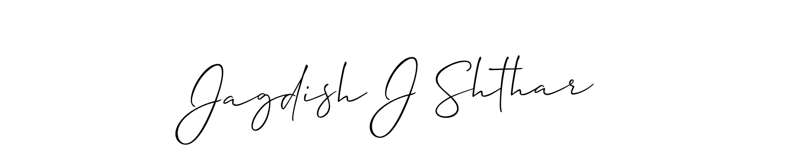 Also we have Jagdish J Shthar name is the best signature style. Create professional handwritten signature collection using Allison_Script autograph style. Jagdish J Shthar signature style 2 images and pictures png