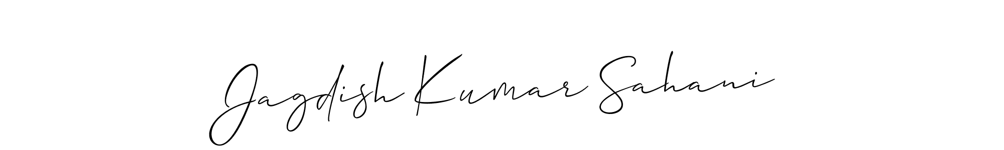 See photos of Jagdish Kumar Sahani official signature by Spectra . Check more albums & portfolios. Read reviews & check more about Allison_Script font. Jagdish Kumar Sahani signature style 2 images and pictures png