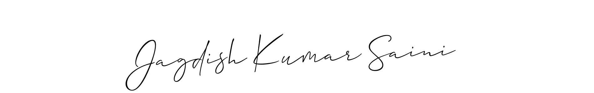 Make a beautiful signature design for name Jagdish Kumar Saini. Use this online signature maker to create a handwritten signature for free. Jagdish Kumar Saini signature style 2 images and pictures png
