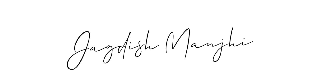 The best way (Allison_Script) to make a short signature is to pick only two or three words in your name. The name Jagdish Manjhi include a total of six letters. For converting this name. Jagdish Manjhi signature style 2 images and pictures png