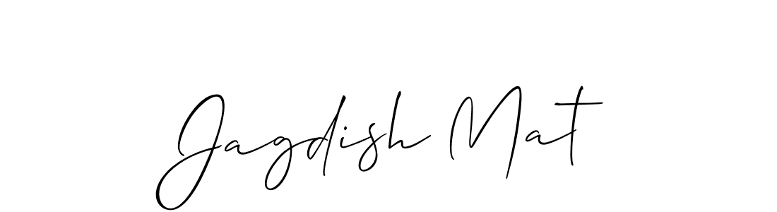 How to Draw Jagdish Mat signature style? Allison_Script is a latest design signature styles for name Jagdish Mat. Jagdish Mat signature style 2 images and pictures png