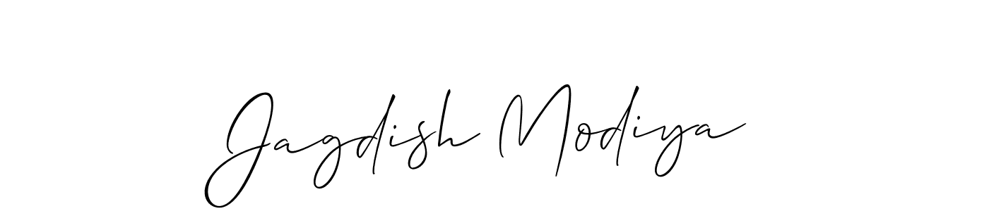 Similarly Allison_Script is the best handwritten signature design. Signature creator online .You can use it as an online autograph creator for name Jagdish Modiya. Jagdish Modiya signature style 2 images and pictures png