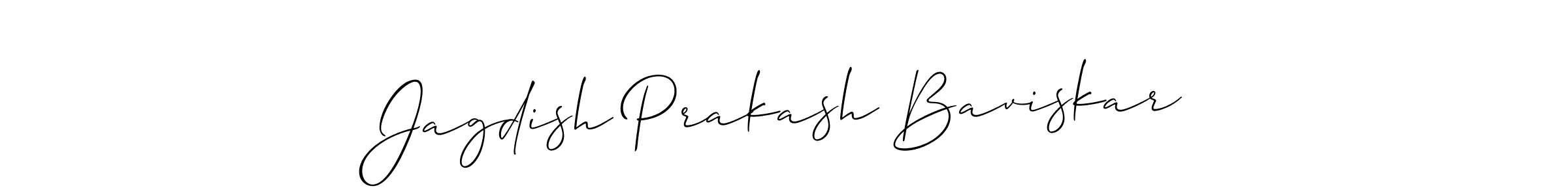 Once you've used our free online signature maker to create your best signature Allison_Script style, it's time to enjoy all of the benefits that Jagdish Prakash Baviskar name signing documents. Jagdish Prakash Baviskar signature style 2 images and pictures png