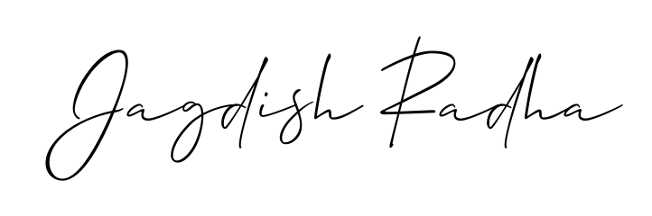 Achieve flawless digital penmanship with Jagdish Radha name in Allison_Script font. The perfect tool for creating online signatures. Jagdish Radha signature style 2 images and pictures png
