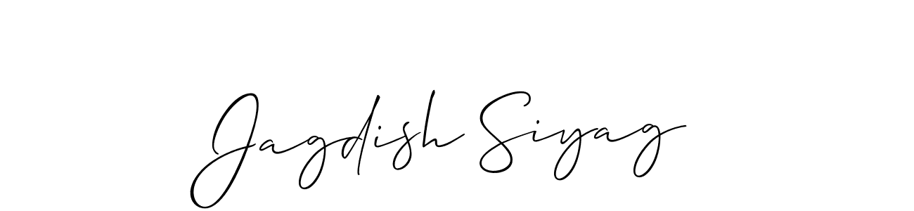 Jagdish Siyag stylish signature style. Best Handwritten Sign (Allison_Script) for my name. Handwritten Signature Collection Ideas for my name Jagdish Siyag. Jagdish Siyag signature style 2 images and pictures png