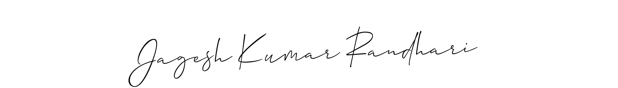 Make a beautiful signature design for name Jagesh Kumar Randhari. Use this online signature maker to create a handwritten signature for free. Jagesh Kumar Randhari signature style 2 images and pictures png