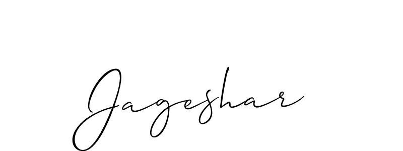 How to Draw Jageshar signature style? Allison_Script is a latest design signature styles for name Jageshar. Jageshar signature style 2 images and pictures png