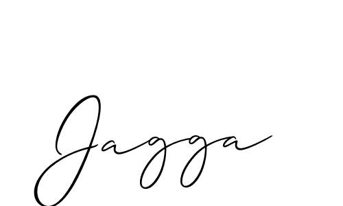 Create a beautiful signature design for name Jagga. With this signature (Allison_Script) fonts, you can make a handwritten signature for free. Jagga signature style 2 images and pictures png