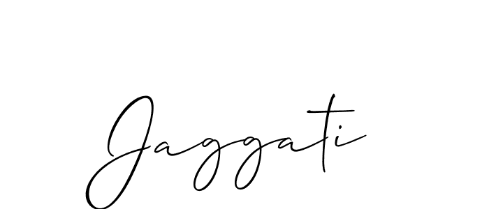 The best way (Allison_Script) to make a short signature is to pick only two or three words in your name. The name Jaggati include a total of six letters. For converting this name. Jaggati signature style 2 images and pictures png